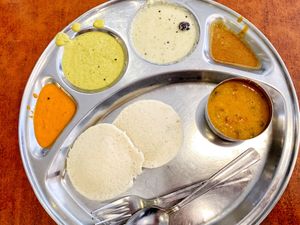 Idly (2 pcs)  at Saravana Bhavan in Doha