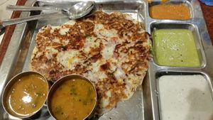 Onion Uthapum at Saravana Bhavan in Doha