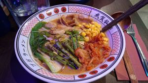 Kimchi Ramen at Buga Ramen Tarragona in Tarragona
