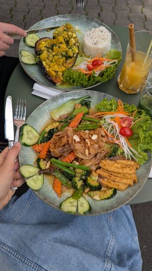 Beide Gerichte waren eine 10 von 10! at Grün Garten in Frankfurt