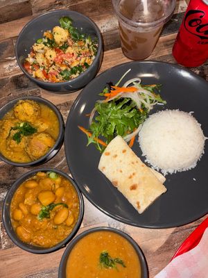 Mauritius platter at Baz Kreole in Richmond