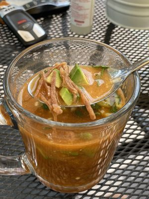 Sopa de tortilla. at Casa Macro in Monterrey