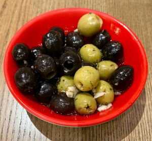 Spicy olives at Nando's - Mall of the Emirates in Dubai