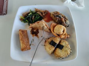 The other plate we got had no deep fried food! at Primavera in Guatemala City