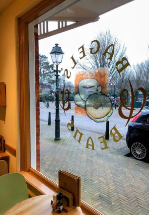 Window view   at Bagels & Beans - Statenkwartier in The Hague
