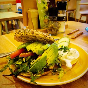 Avocado bagel   at Bagels & Beans - Statenkwartier in The Hague