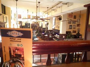 Spacious inside, nice ambience at Cafe Central in Flensburg