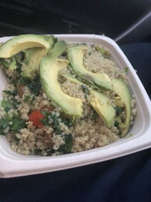 Quinoa avocado   at Fuel Cafe in Hicksville