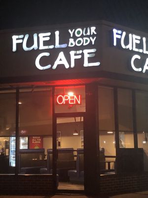 Front door   at Fuel Cafe in Hicksville