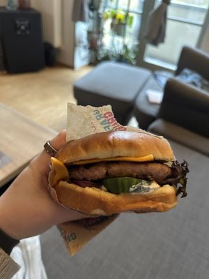 Vegan Burger  at Graffiti Grubs in Dresden
