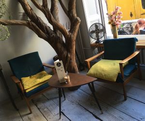 inside at Charlie's Vegan Food & Coffee in Berlin