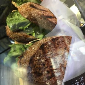 organic bread at Charlie's Vegan Food & Coffee in Berlin