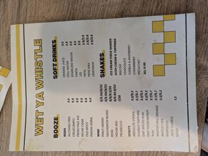 Drinks menu at Stack'D By Sand & Stone in Milford Haven