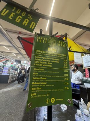 100% Vegan  at Injera - Upmarket in London