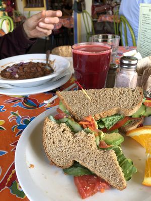   at Nature's Kitchen Cafe in Yreka