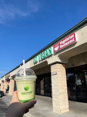 Avocado smoothie  at Go Vegan in Antioch