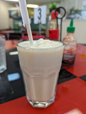 Taro smoothie at Go Vegan in Antioch