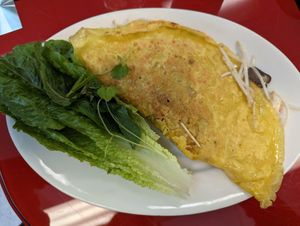 Vietnamese crepe at Go Vegan in Antioch
