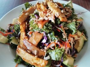 Kale Salad at Go Vegan in Antioch