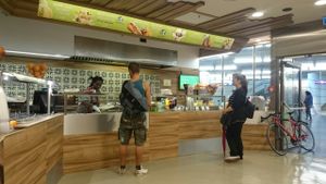 The Falaferia counter at Falaferia in Vienna