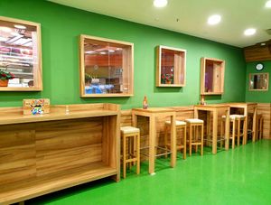 seating at Falaferia in Vienna