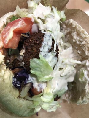 Falafel pita at Falaferia in Vienna