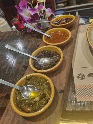 Sauces at Burma Burma in Mumbai