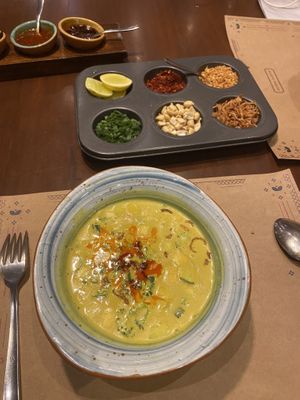 Very good Khao Soi  at Burma Burma in Mumbai