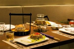 Table Set Up at Burma Burma in Mumbai