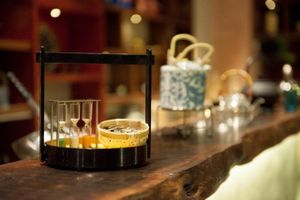 Tea Set Up at Burma Burma in Mumbai