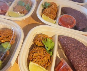 Walnut Meat Tacos at Ruby Reds Vegan Ready-to-Eat Meals in Washington