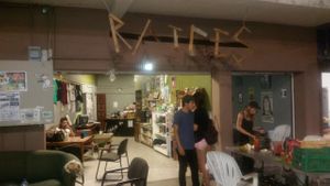 entrance at Cafe-A in Tijuana