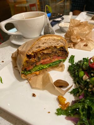 The beast! burger at JOi Café in Westlake Village