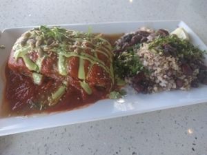 enchiladas at JOi Café in Westlake Village