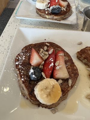 Superfoods Pancakes  at JOi Café in Westlake Village