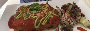 the Enchilada. this is a great choice! at JOi Café in Westlake Village