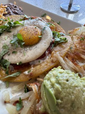 Huevos Rancheros  at JOi Café in Westlake Village