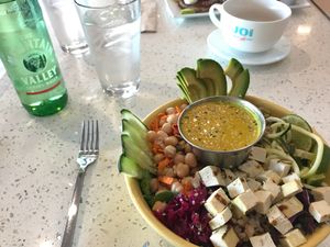 The outstanding Macro Bowl... perfect for Breakfast, Lunch or Dinner!  at JOi Café in Westlake Village