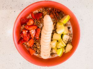 super fruit granola bowl  at JOi Café in Westlake Village