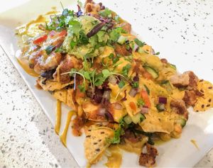 Nachos at JOi Café in Westlake Village