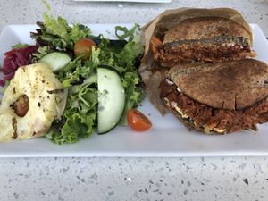 BBQ Jack Burger at JOi Café in Westlake Village