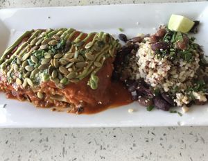 You MUST try the enchilada. So good at JOi Café in Westlake Village