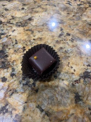 Earl grey vegan truffle  at Mama Ganache in San Luis Obispo