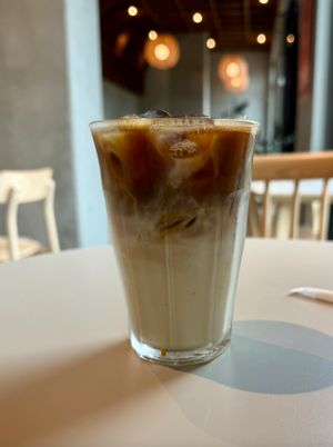 Iced Latte as Served at Laylo Cafe in Chamblee