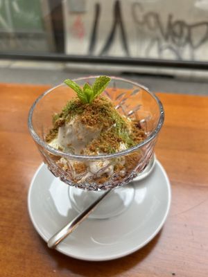 Matcha Ice Cream 7€  at Susuru - Japanese Izakaya  in Vienna