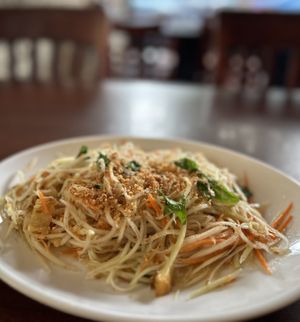 Papaya salad  at Luong-Loi Restaurant in Wheaton