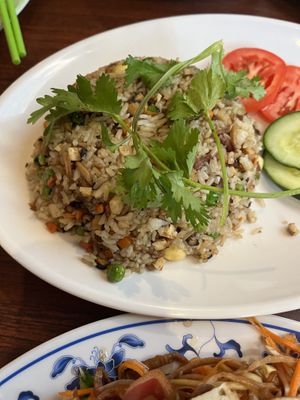 Chef’s fried rice with lotus seeds and shitakes mushrooms  at Luong-Loi Restaurant in Wheaton