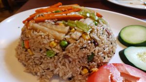 Kimchi fried rice ($14). Very good at Luong-Loi Restaurant in Wheaton
