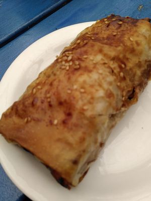 Sausage roll (November 2023) at Rainbows End Cafe in Glastonbury