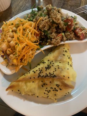   at Rainbows End Cafe in Glastonbury